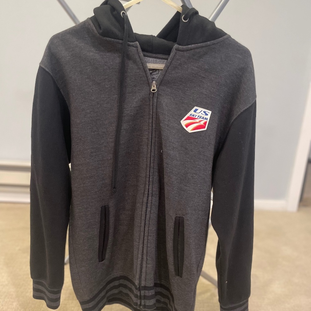 Medium Gray US Ski Team Zip Up Sweatshirt